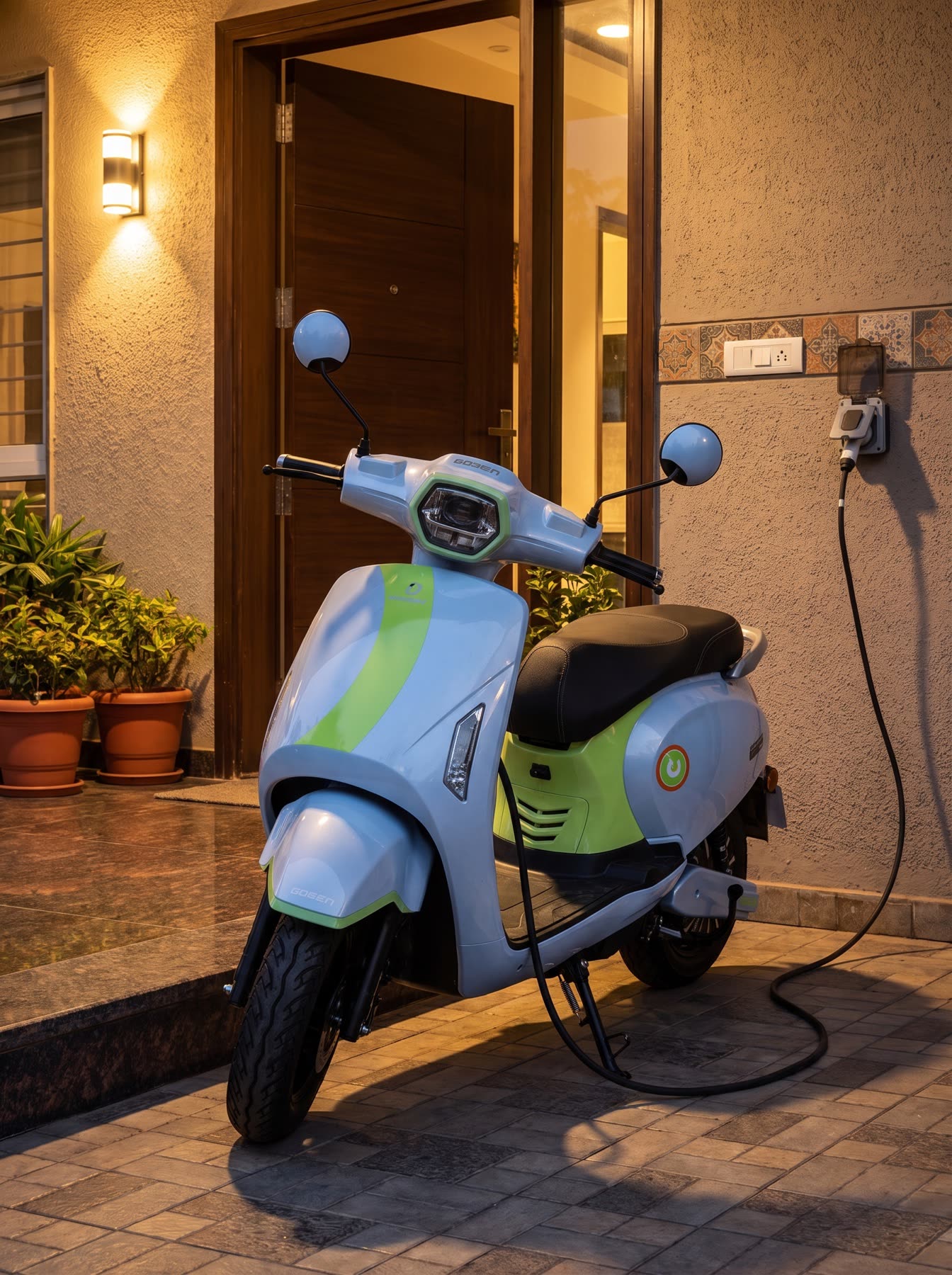 Charge at home.